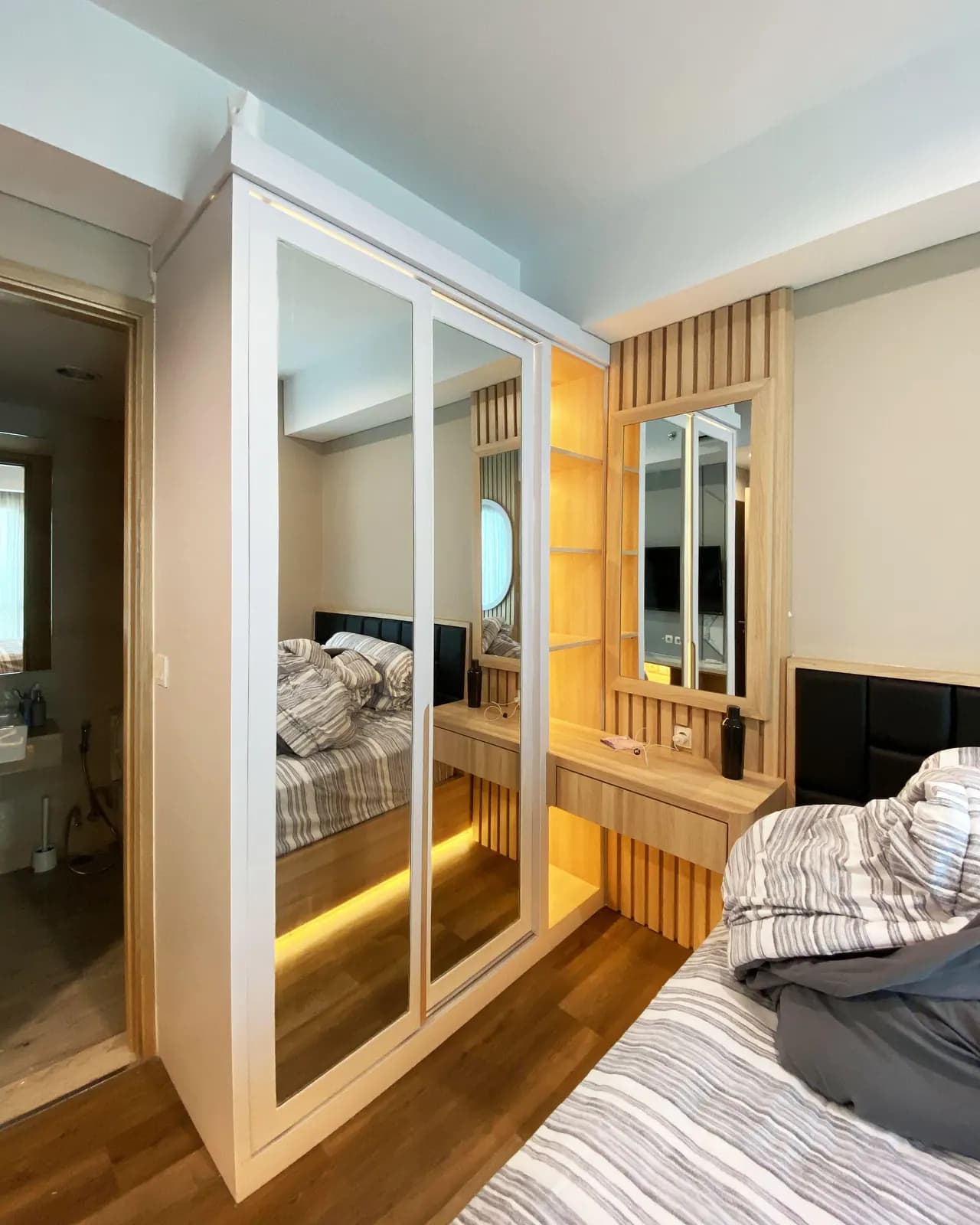 Interior Apartemen custom karya Niscala Furniture, di Jakarta Pusat - detail 2