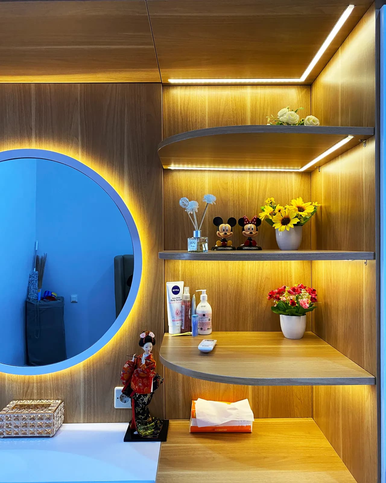 Lemari Pakaian Custom custom karya Niscala Furniture, di Subang, finishing semi & full home - detail 2
